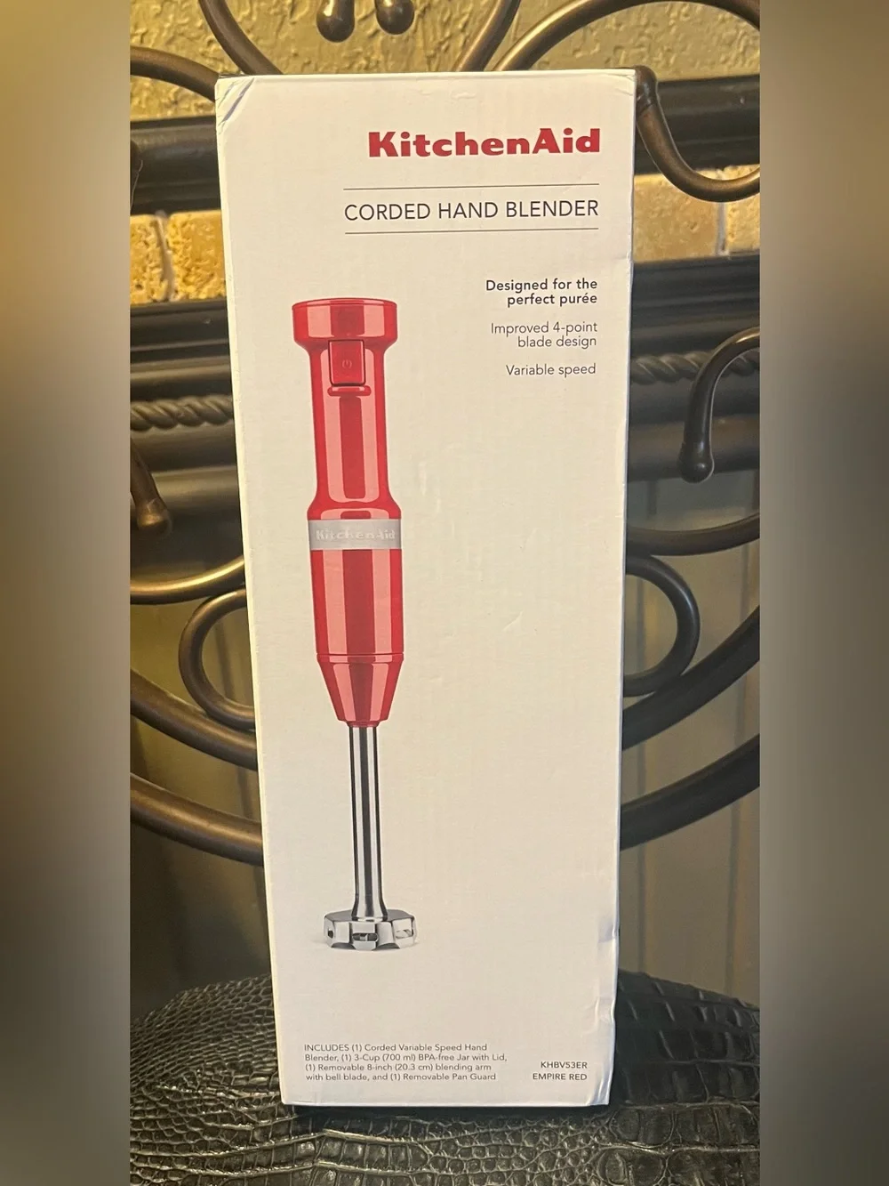 NIB KitchenAid Variable Speed Corded Hand Blender